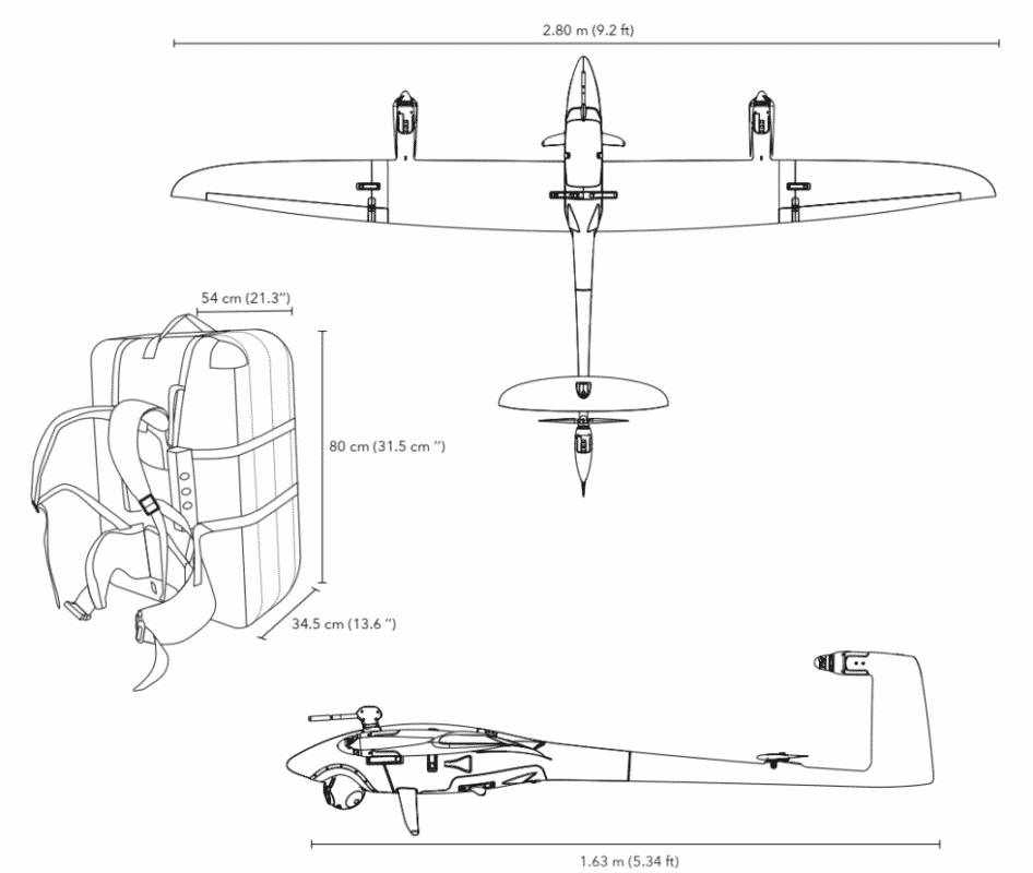 Technical Specs VECTOR UAV