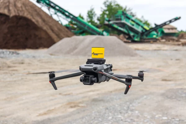 a drone flying in the air