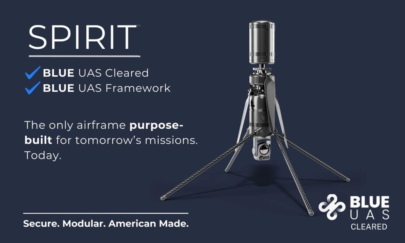 LE Drones - Ascent’s SPIRIT™ Achieves Dual Blue UAS Clearance, Showcasing U.S. Drone Innovation Drone designed for future missions.